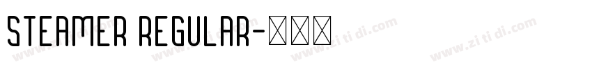 Steamer Regular字体转换